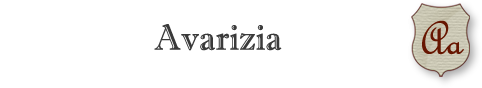 Avarizia - title
